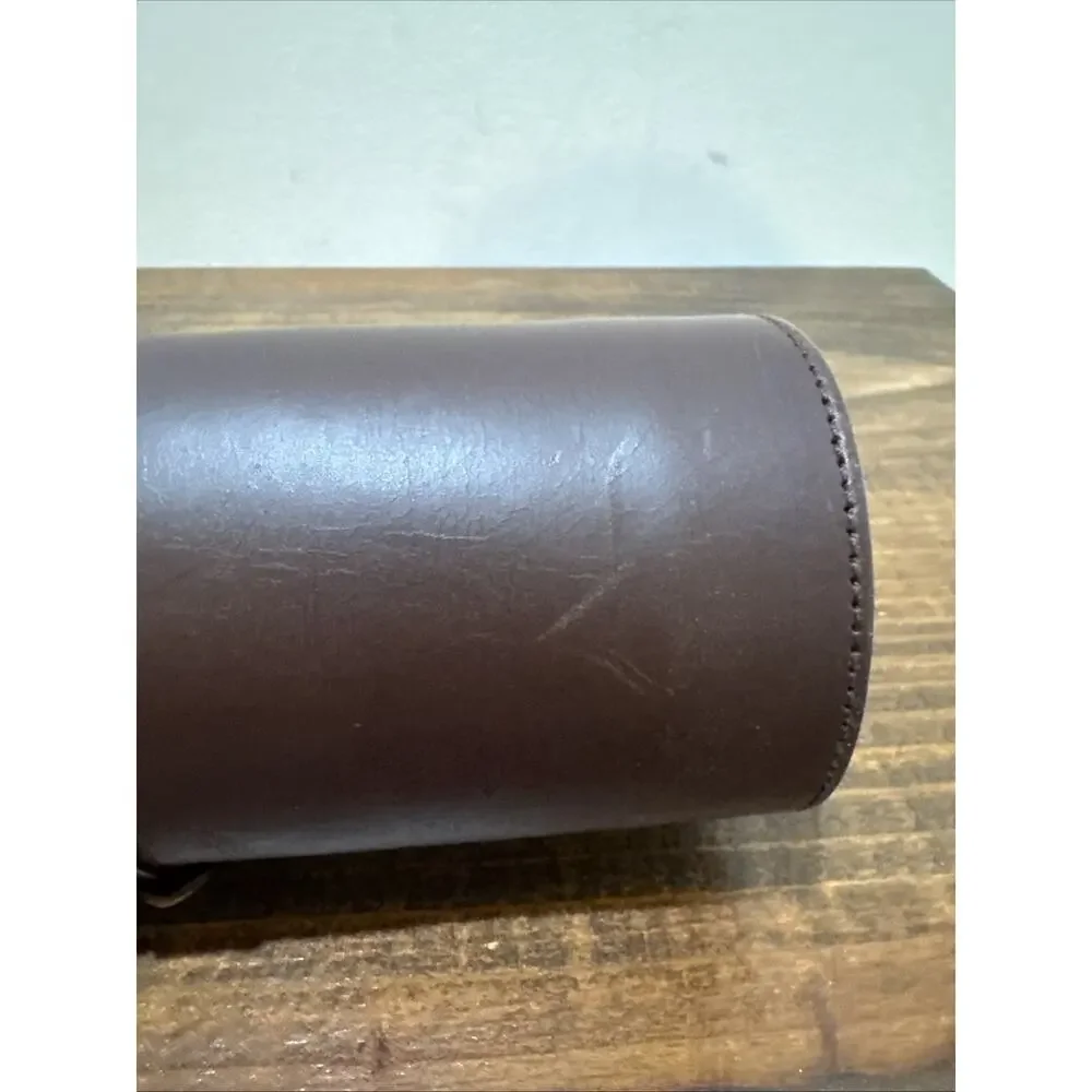 Bill Amberg Leather Travel Watch Roll Brown Handmade Fashion Accessories